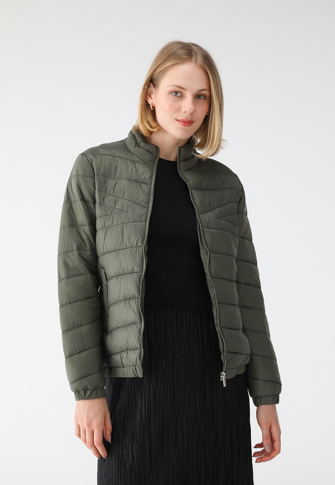 Imagem principal Jaqueta Facinelli Matelassê Facinelli verde