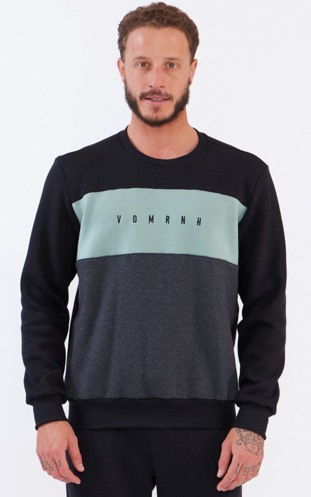 Moletom Careca Vida Marinha Menta