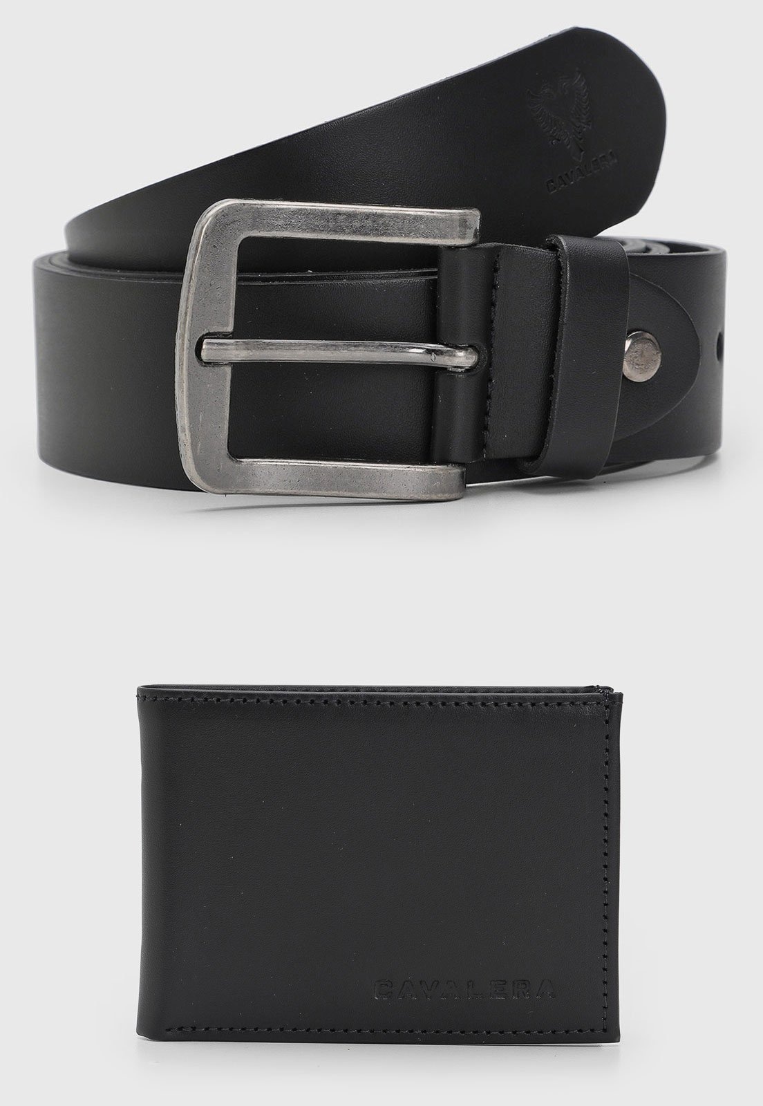 Imagem principal Kit Cinto Masculino Cavalera e Carteira Preta Cavalera preto