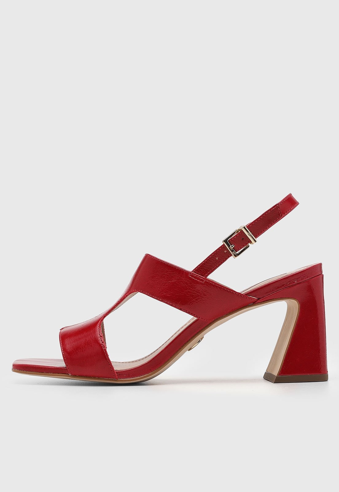 Imagem principal Sandália Feminina Jorge Bischoff Salto Bloco Vermelha Jorge Bischoff vermelho