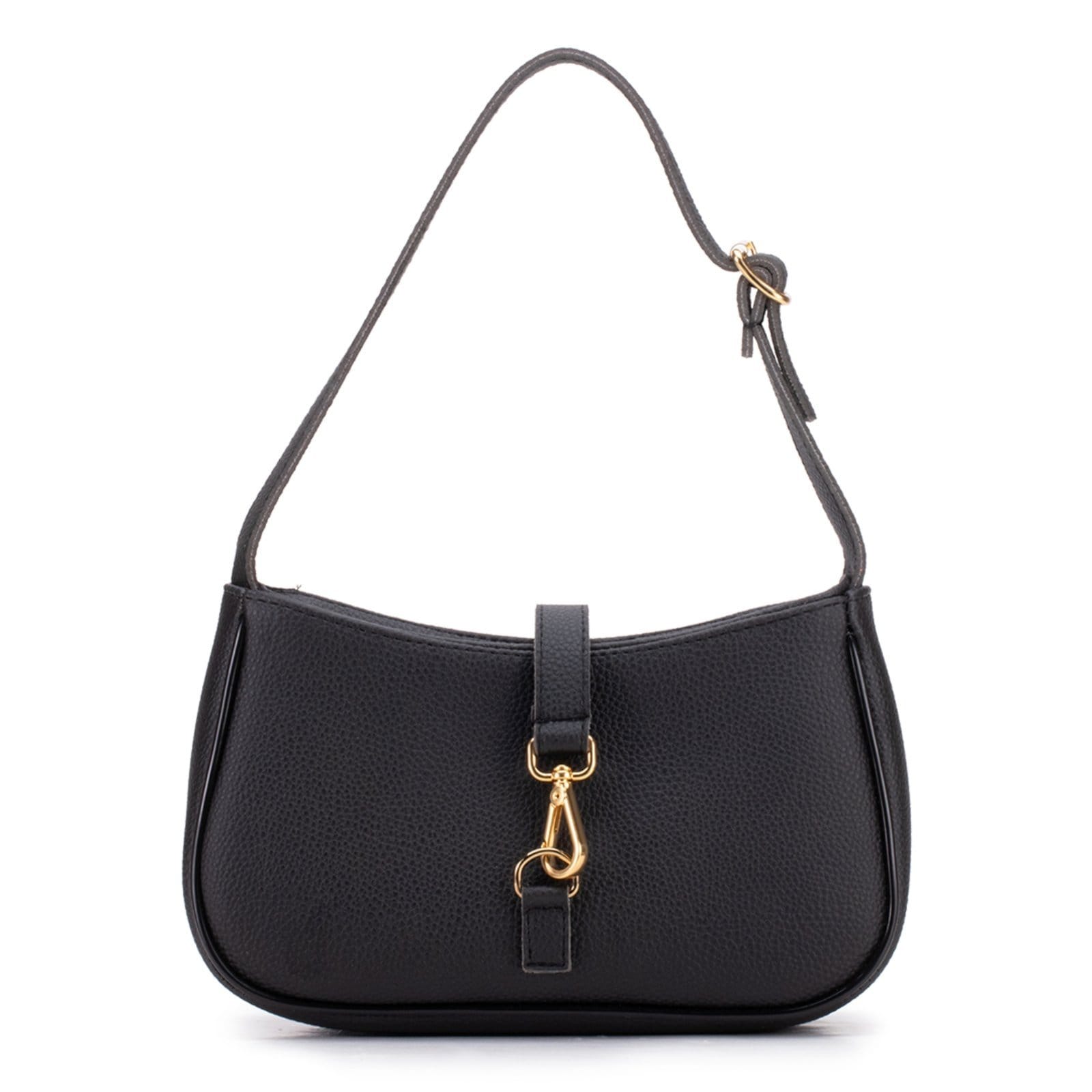 Bolsa Feminina Maria Milão Lateral Charme Preta