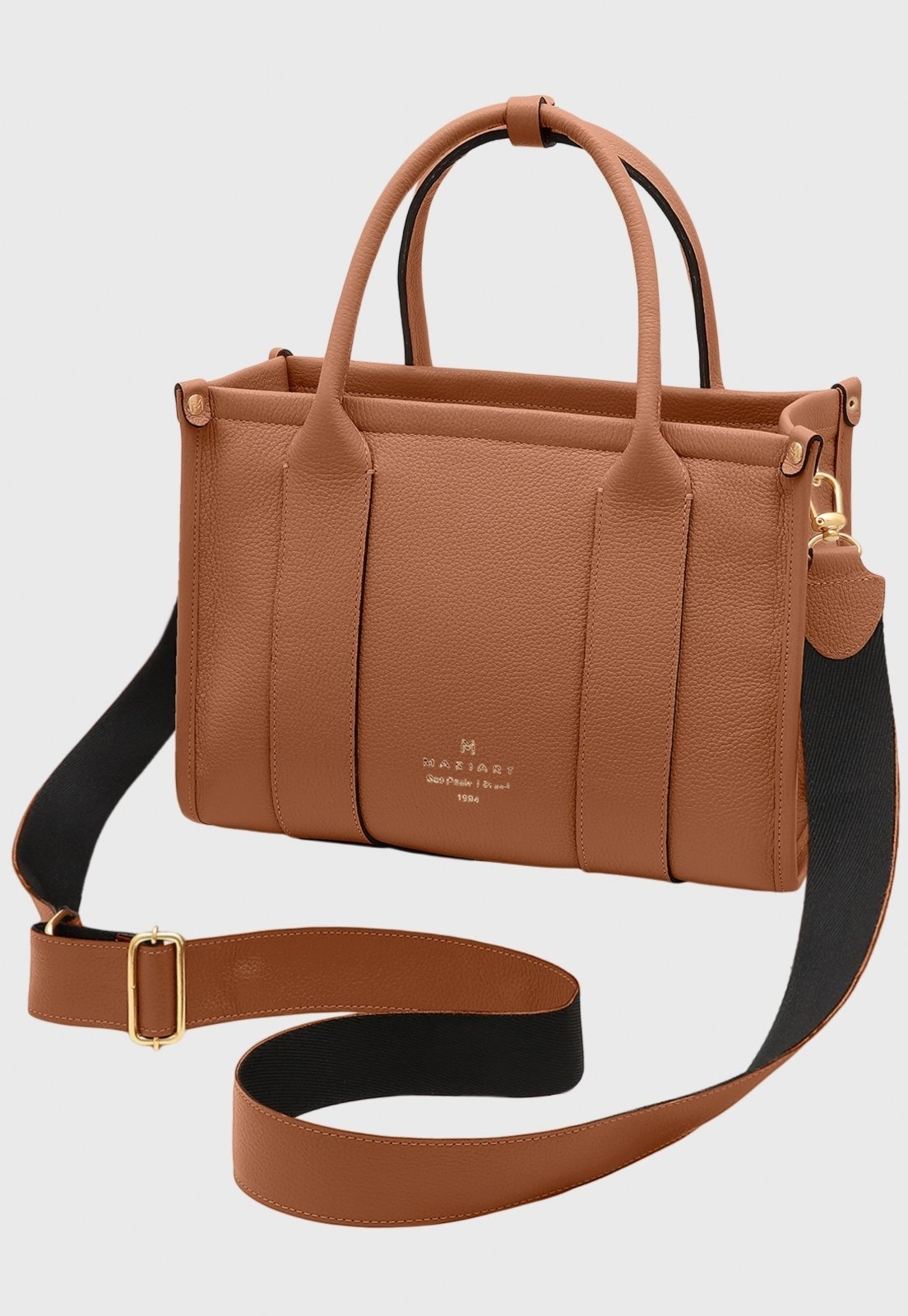 Imagem principal Bolsa Transversal Couro Mariart Acácia Camel Mariart caramelo