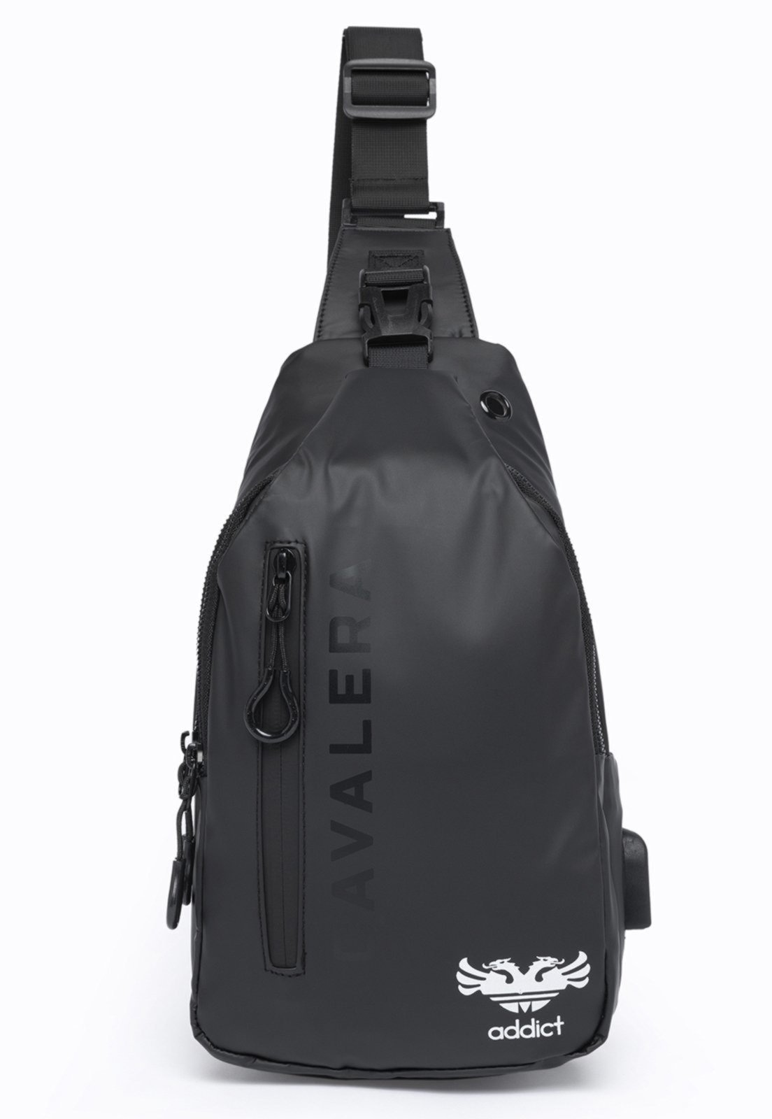 Imagem principal Shoulder Bag Feminina Cavalera Resistente Passeio Viagem entrada USB Cavalera preto