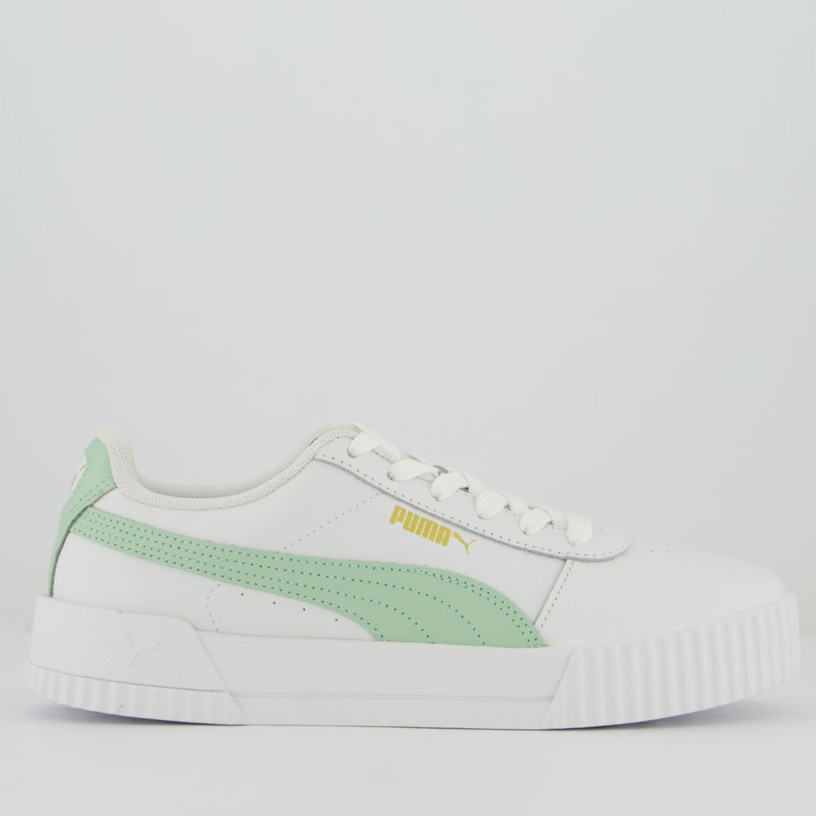 Tênis Puma Carina L BDP Feminino Branco e Verde