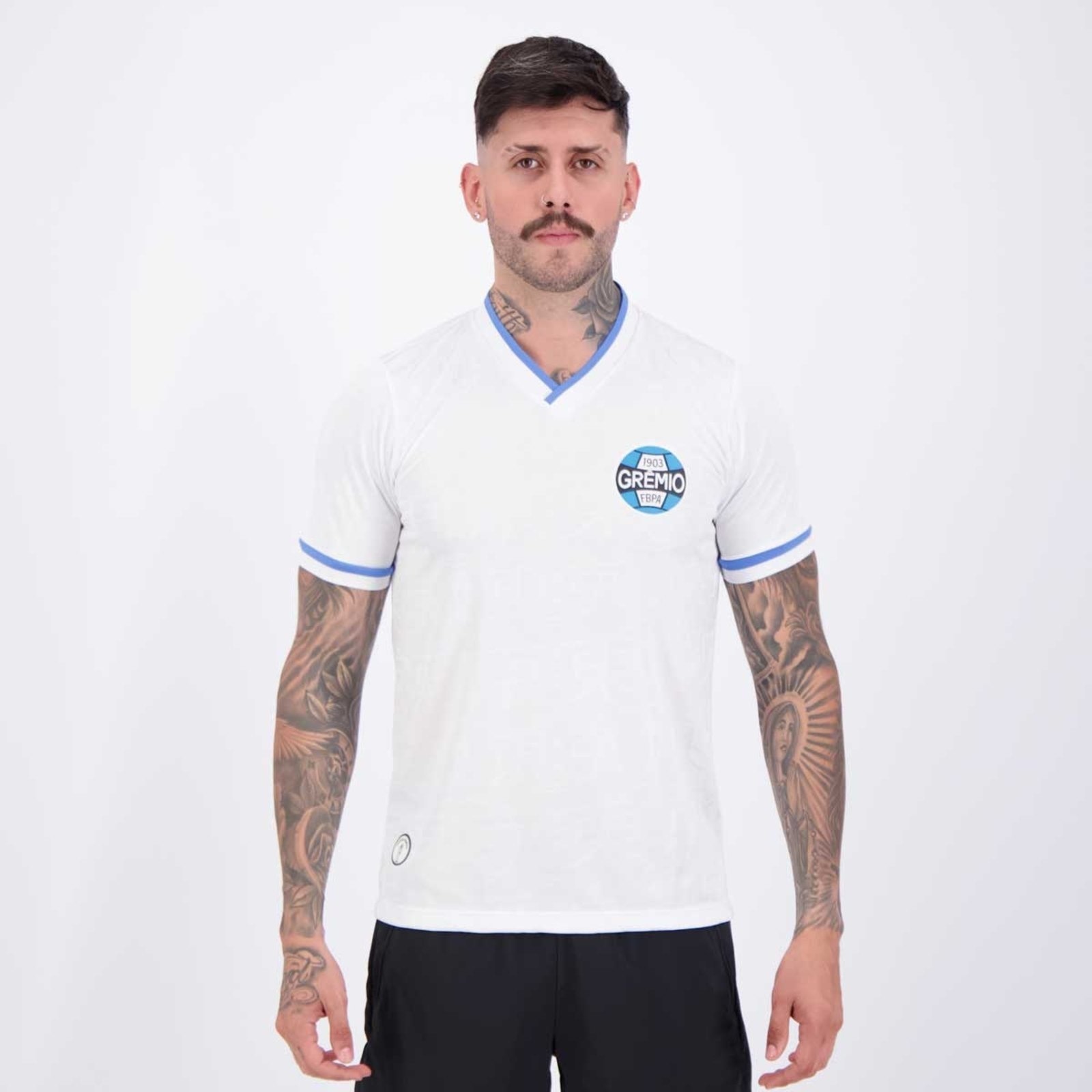 Imagem principal Camisa Grêmio Retrô Tokyo 1983 Branca Retrômania branco