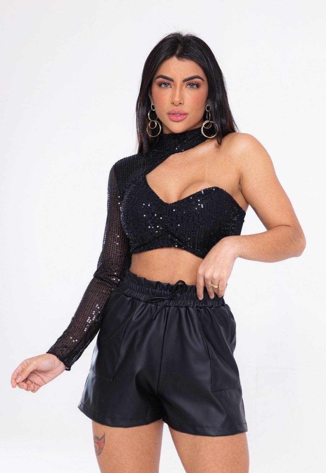 Imagem principal Short Cia do Vestido preto