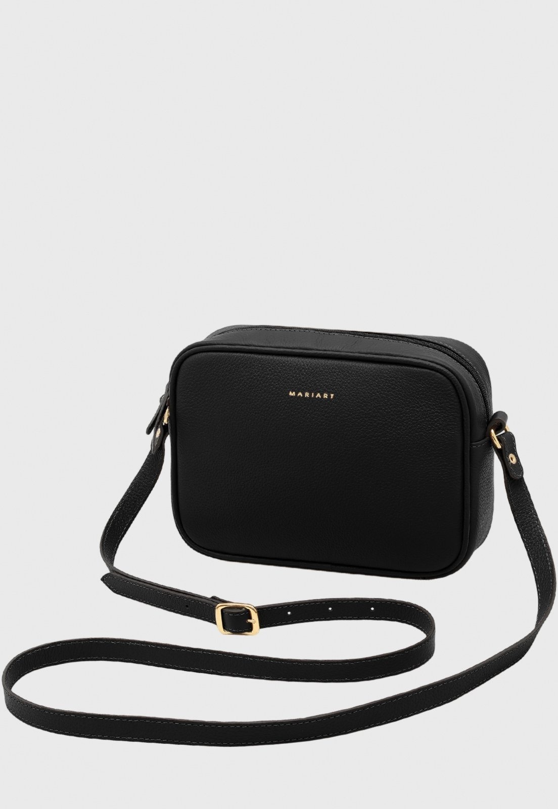 Imagem principal Bolsa Transversal Couro Mariart Jeri Preta Mariart preto