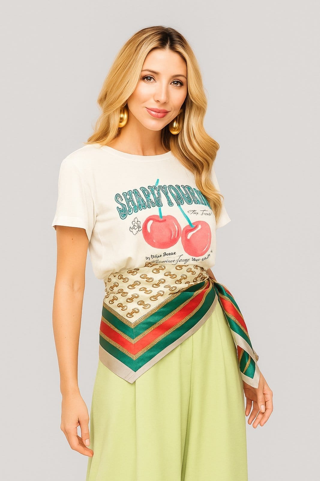 Lenço Cetim Boho DBell Outlet Fashion Boho