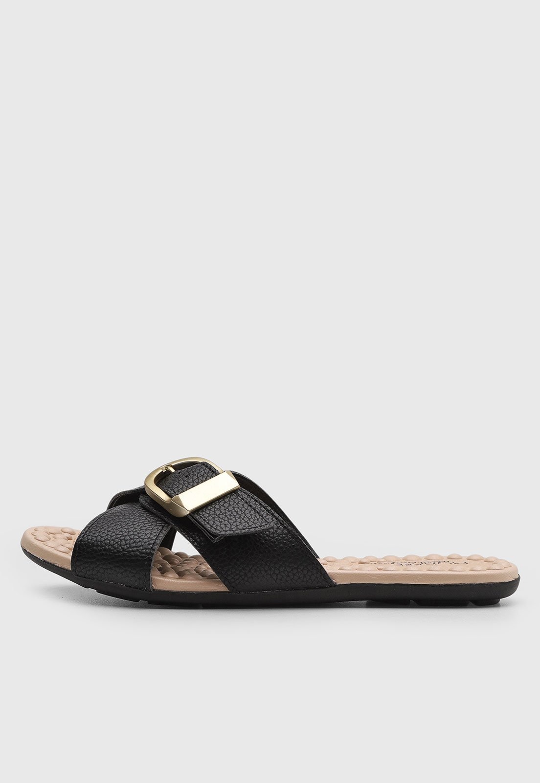 Imagem principal Rasteira Feminina Modare Tiras Fivela Preta MODARE preto