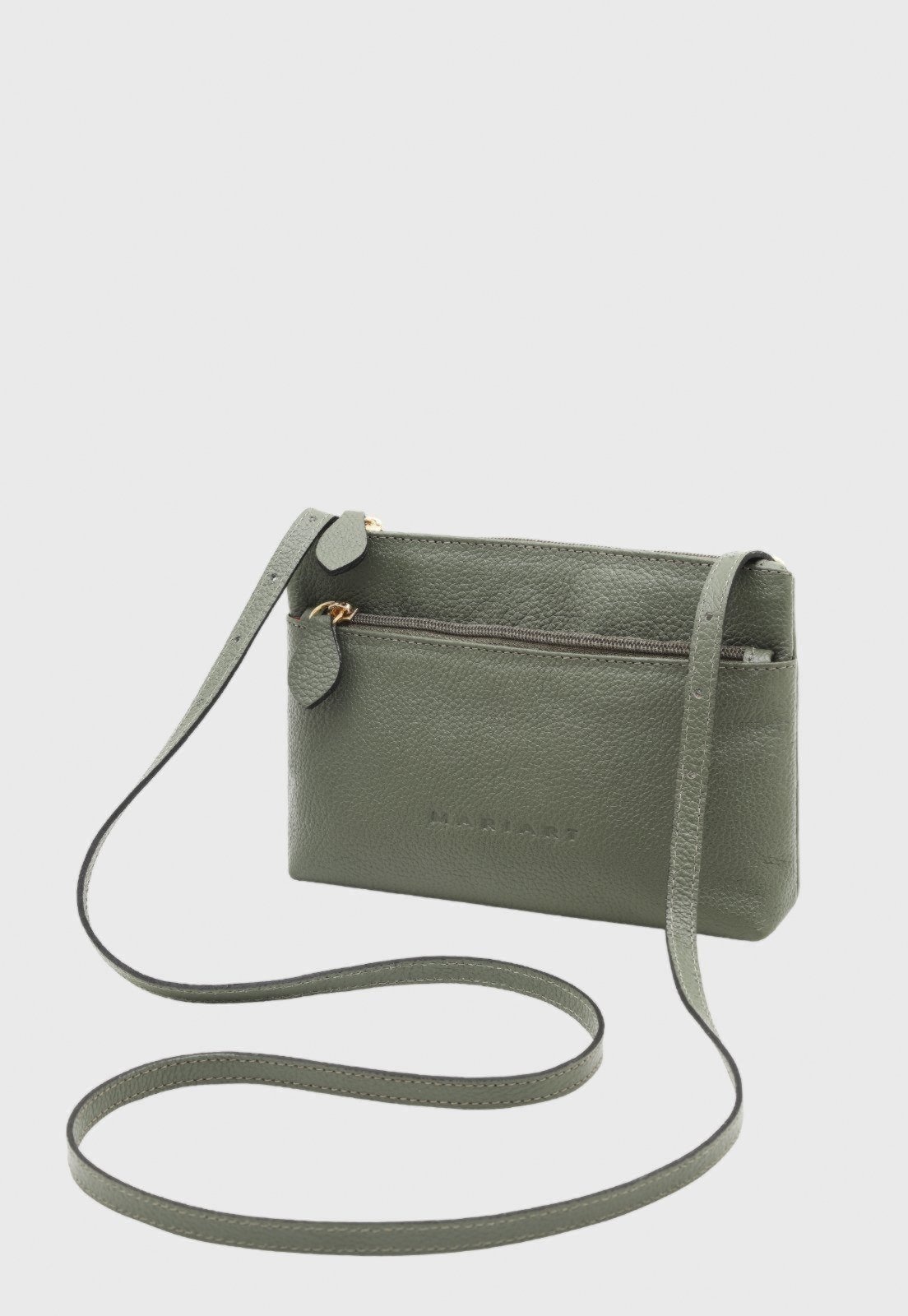 Imagem principal Bolsa Transversal de Couro Mariart Ágata Army Mariart verde militar