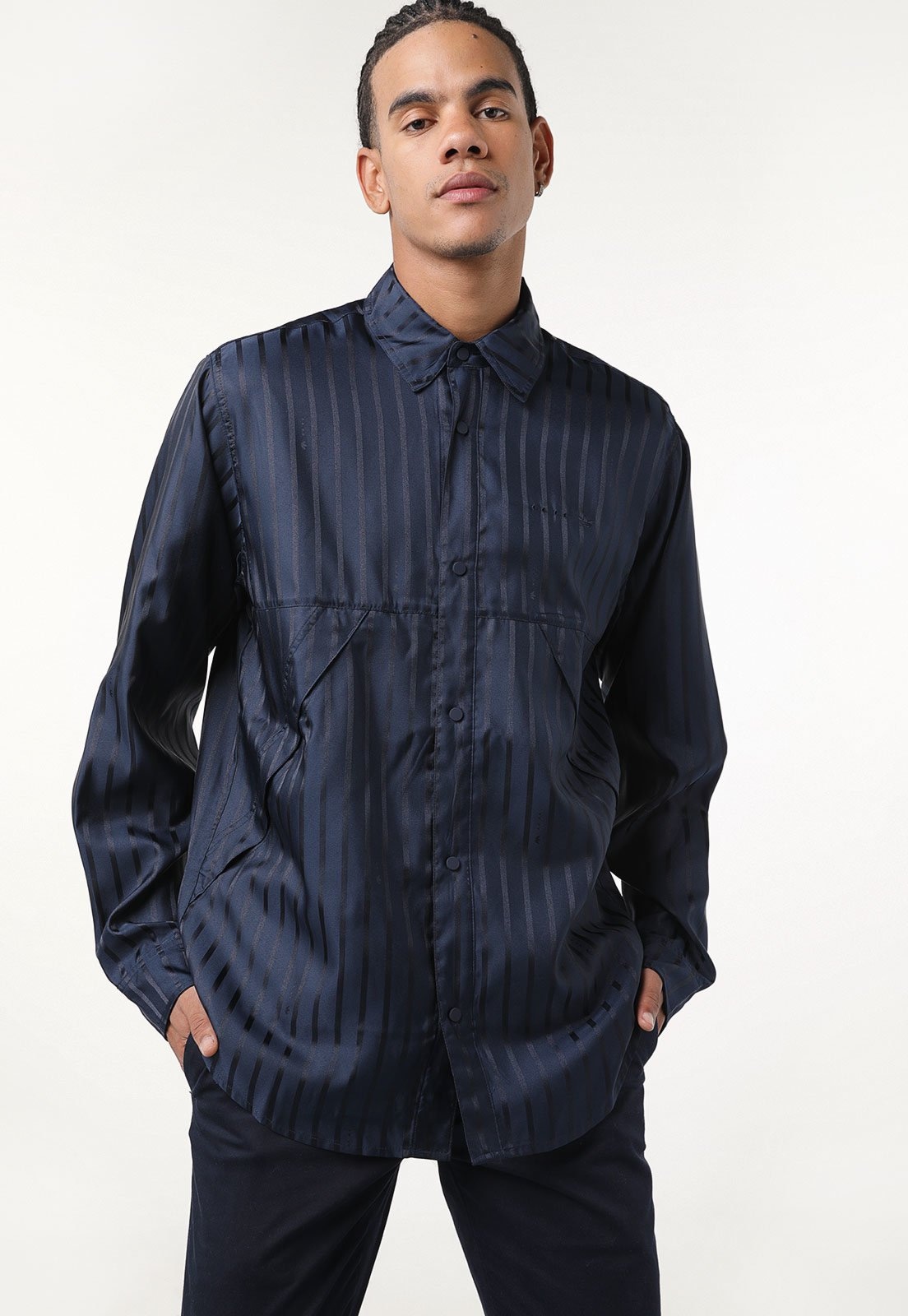 Imagem principal Camisa adidas Originals Reta RIFTA City Boy Azul-Marinho adidas Originals azul marinho