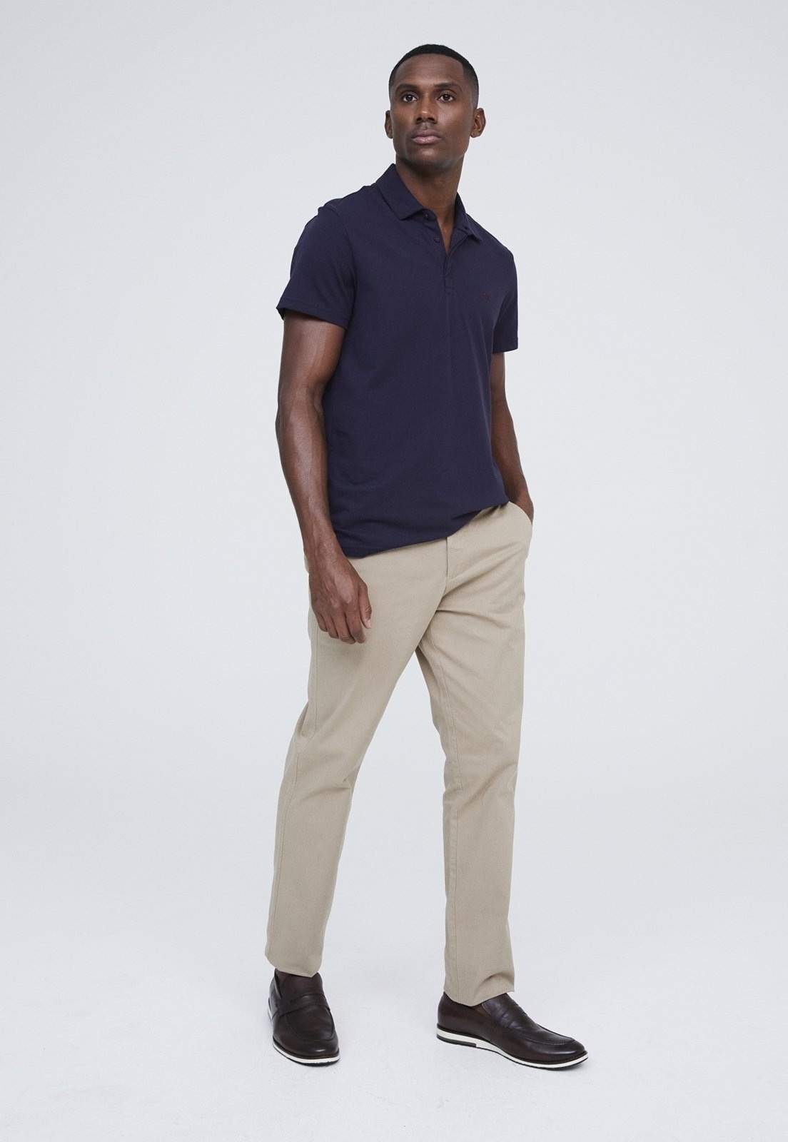 Imagem principal Calça Sarja Traymon Chino Regular Areia Traymon caramelo