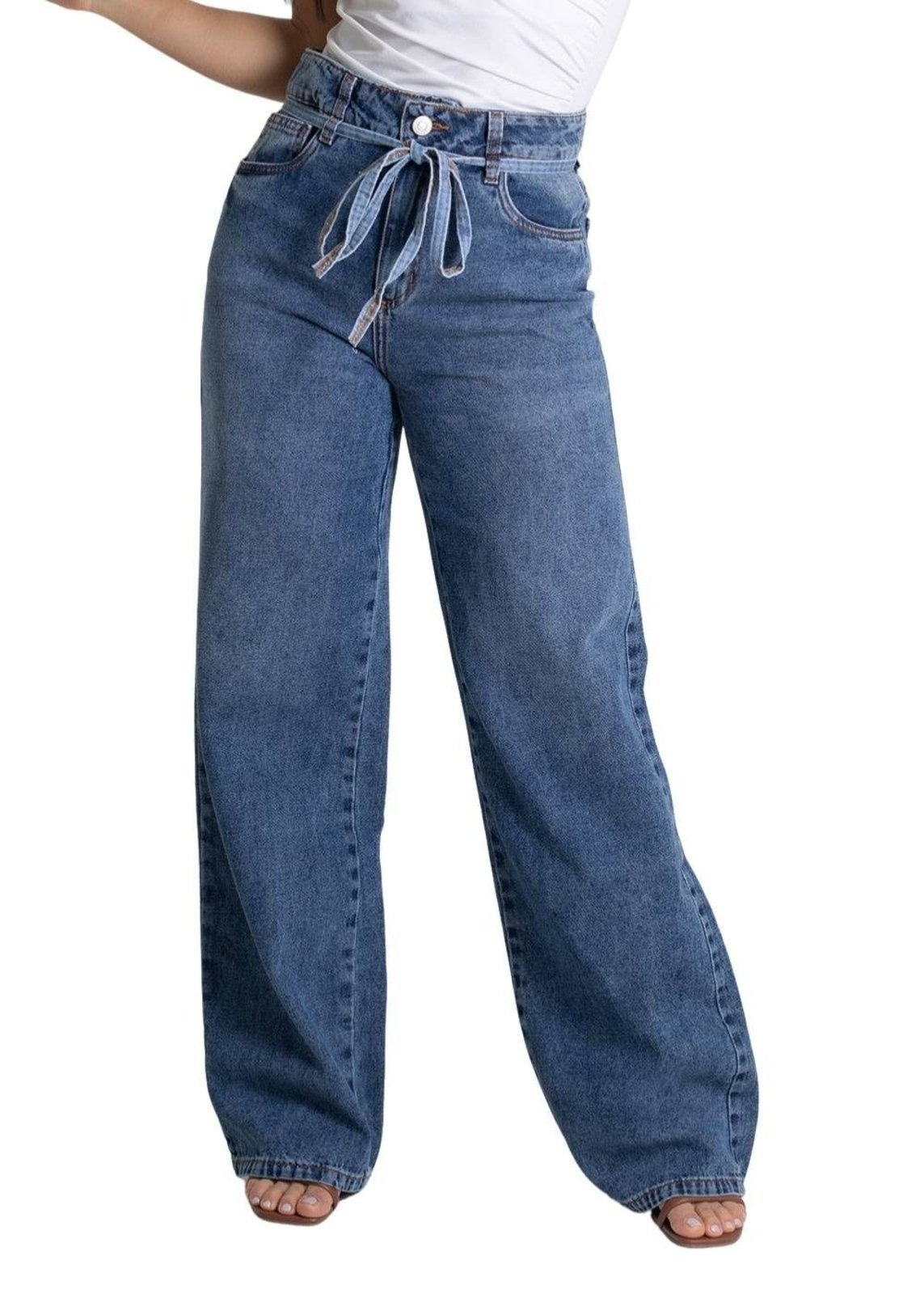 Imagem principal Calça Jeans Sawary Wide Leg - 279849 Sawary azul