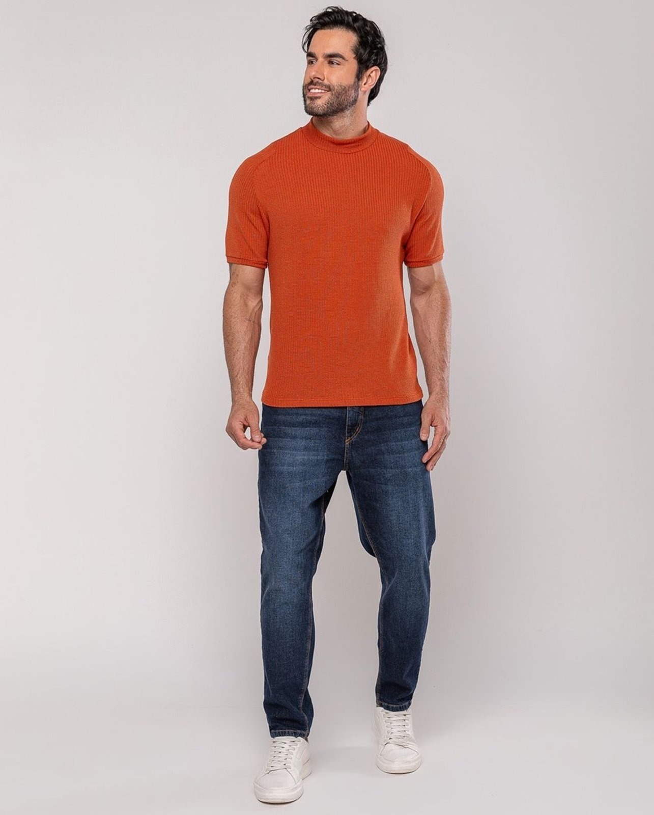 Imagem principal Calça Slim Fit Masculina Premium Cano Curto 24567 Amaciado com Used Consciência jeans