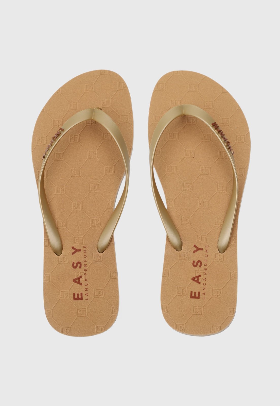 Imagem principal Chinelo Feminino Lança Perfume Tiras Metalizadas Lança Perfume caramelo