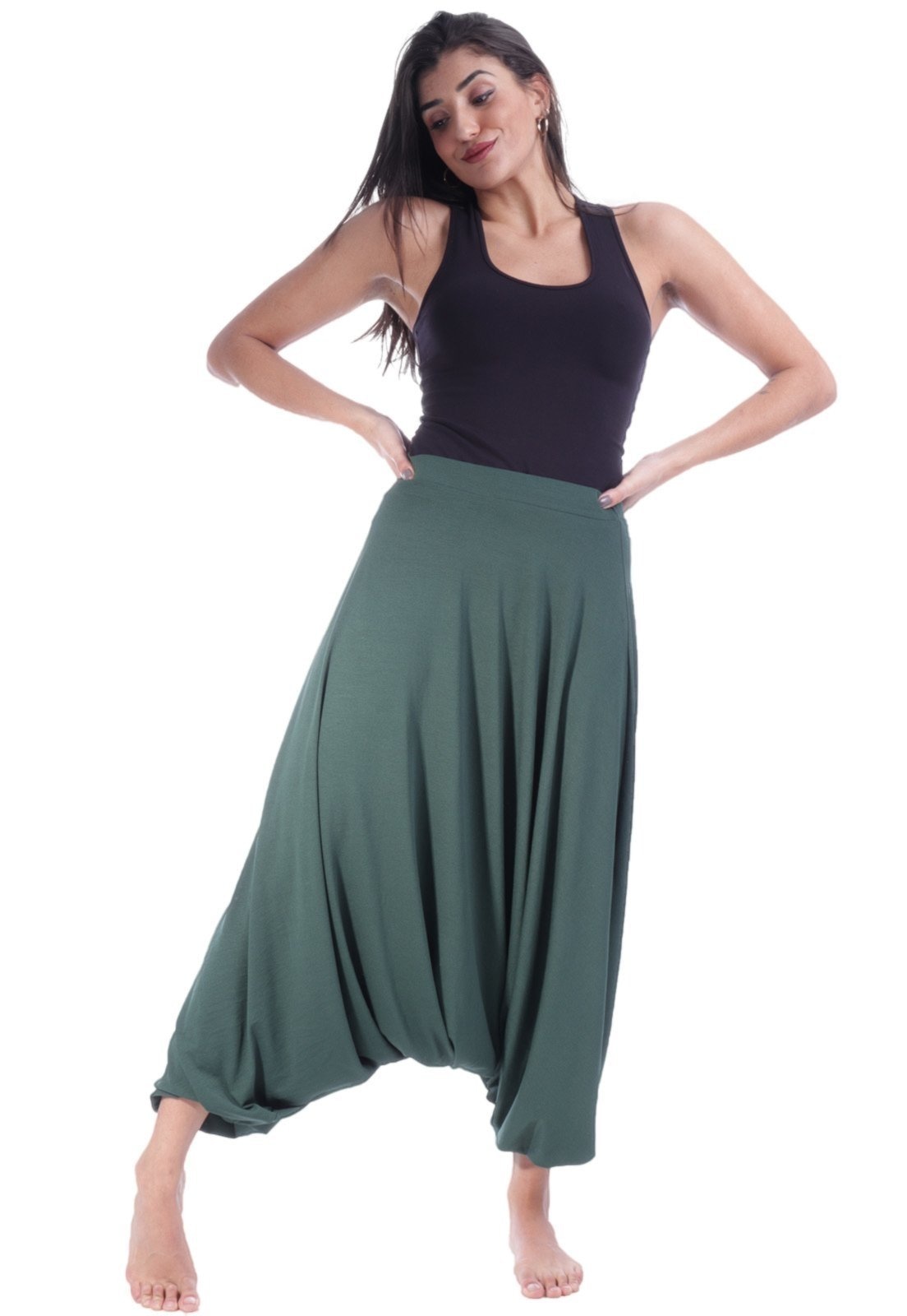 Imagem principal Calça Saruel Malha Amazonia Vital Yoga Fitness Amazonia Vital verde