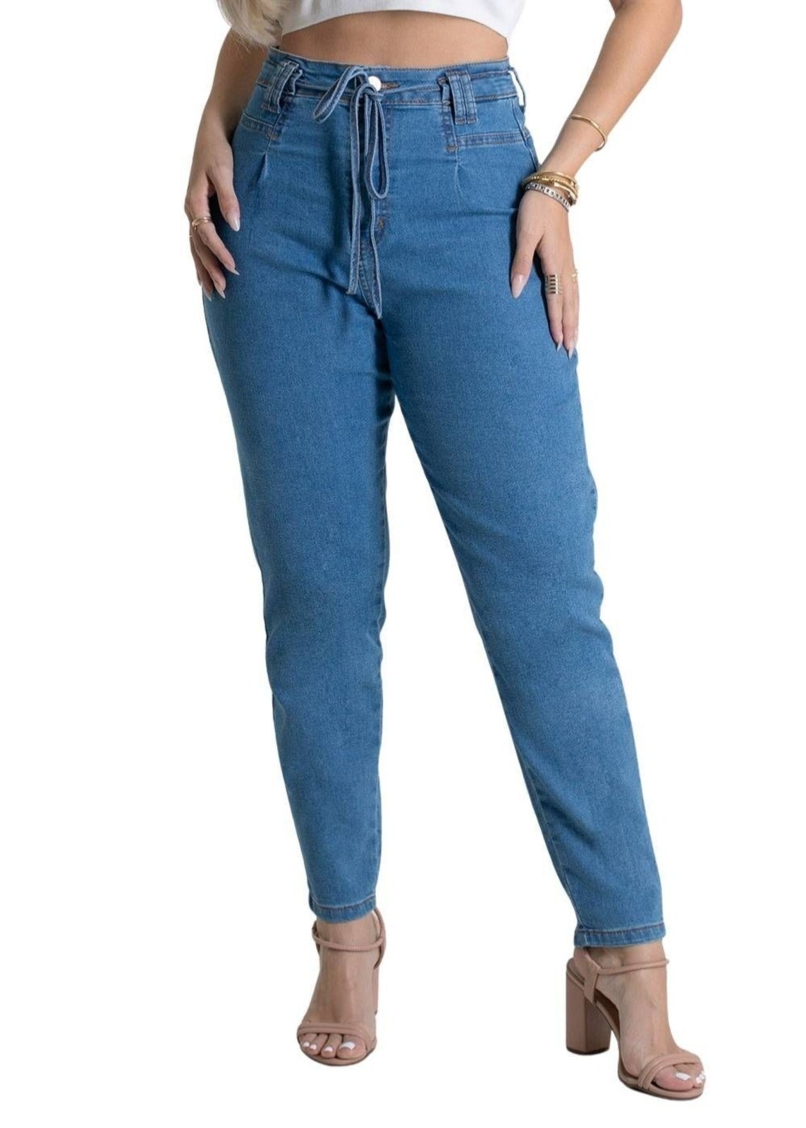 Imagem principal Calça Jeans Sawary Mom - 279842 Sawary azul