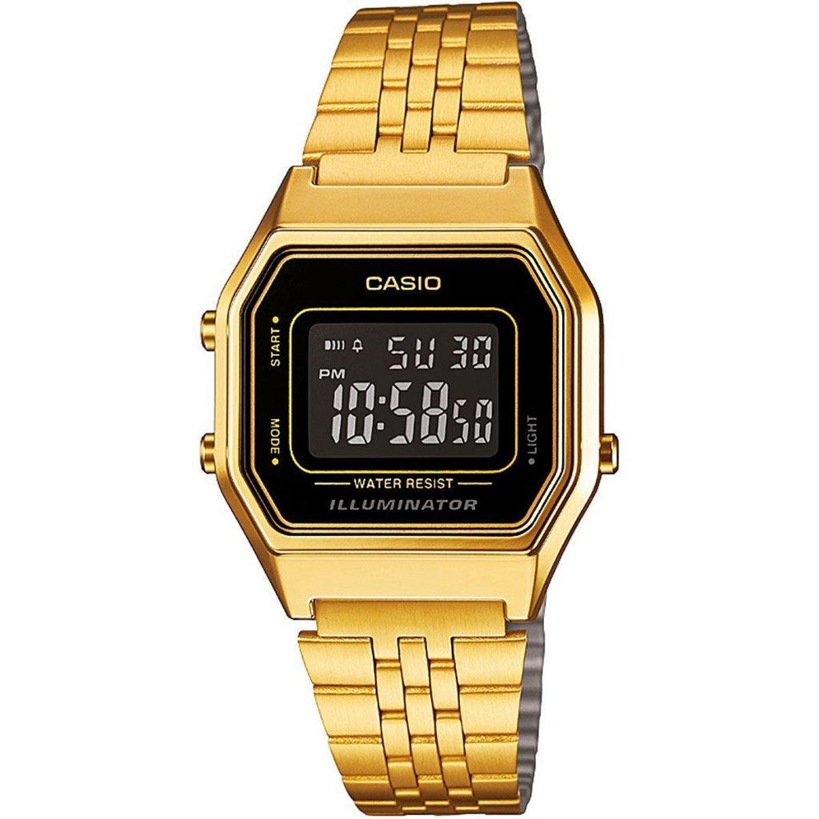 Imagem principal Relógio Casio Vintage LA680WGA Preto/Dourado Casio incolor