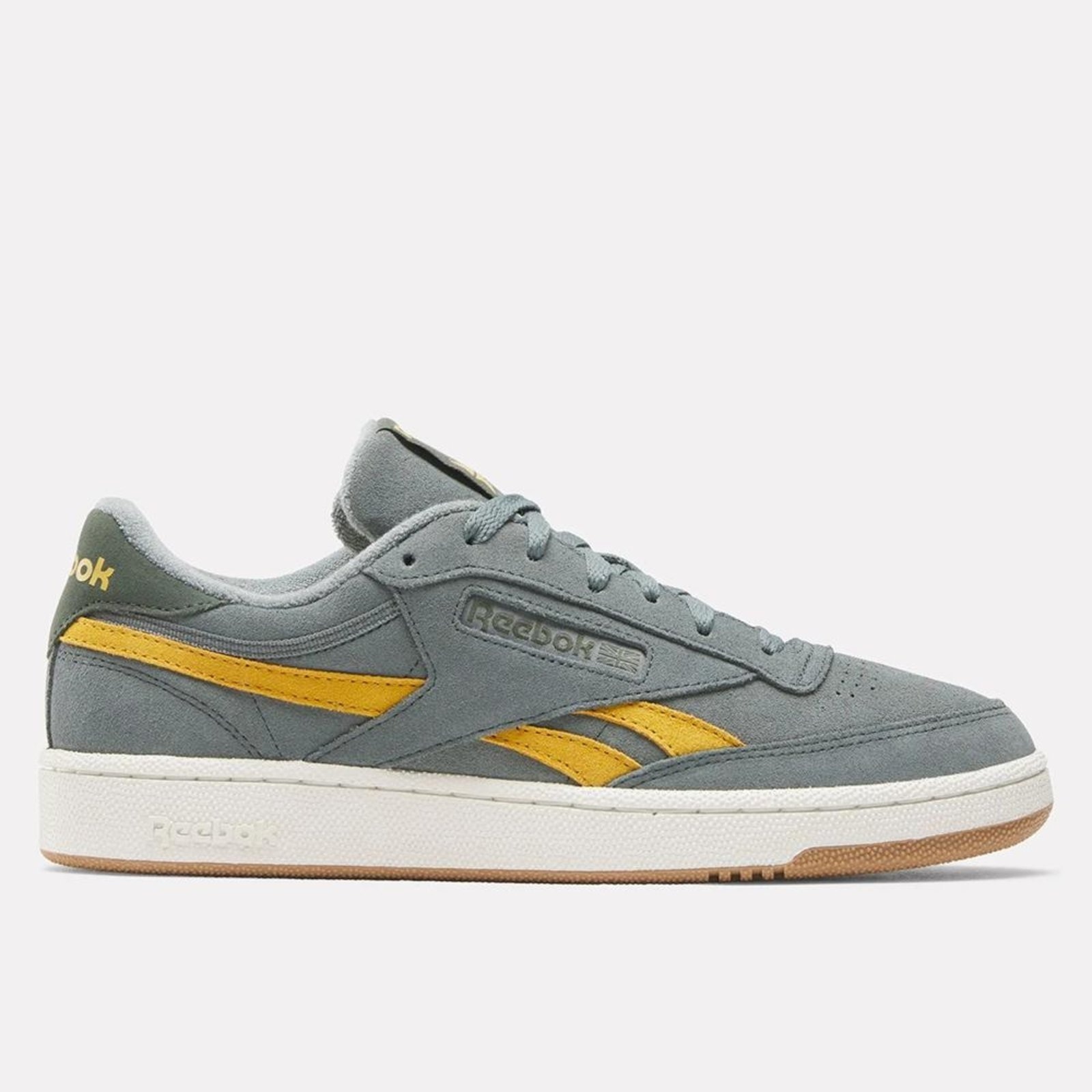 Imagem principal Tênis Reebok Club C Revenge Masculino Fog/Gold/Chalk Reebok cinza gold