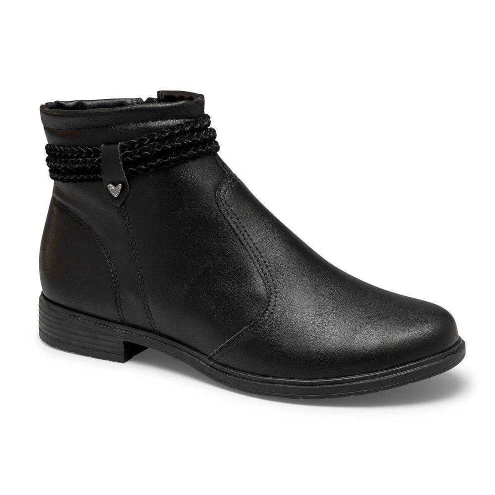 Bota Feminino Mississipi Cano Curto Salto Baixo