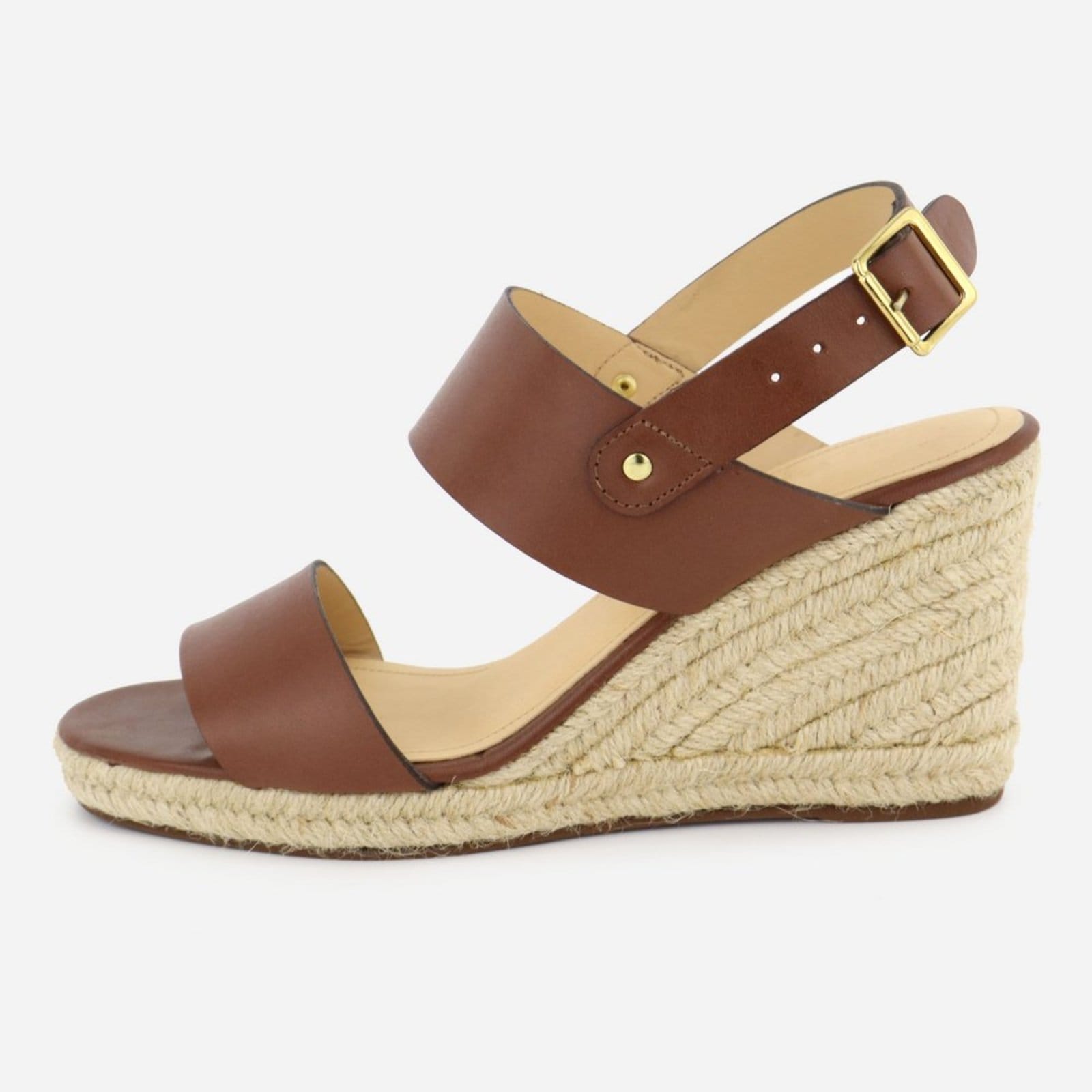 Tamanco Grosso Salto Maria Paula Couro Anabela