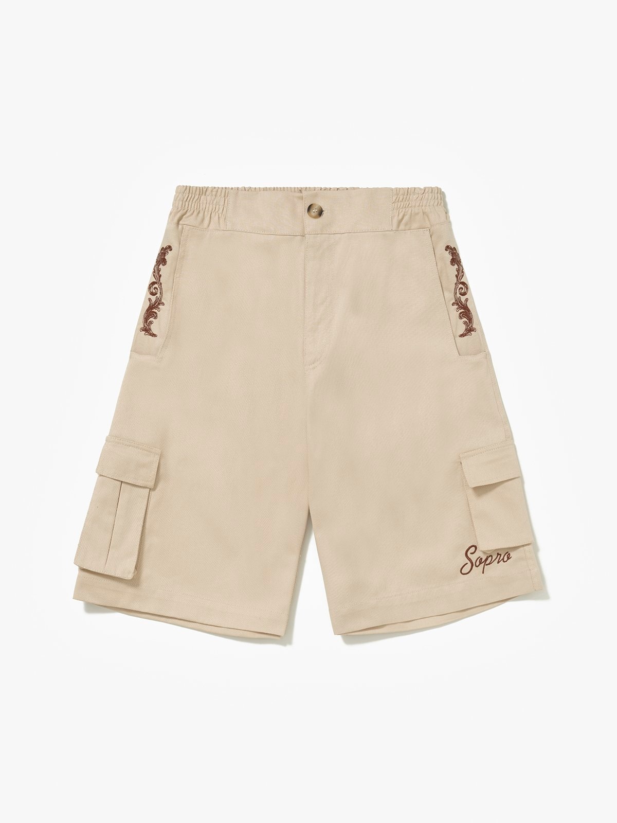 Imagem principal Bermuda Cargo Sopro Moldura Sopro bege
