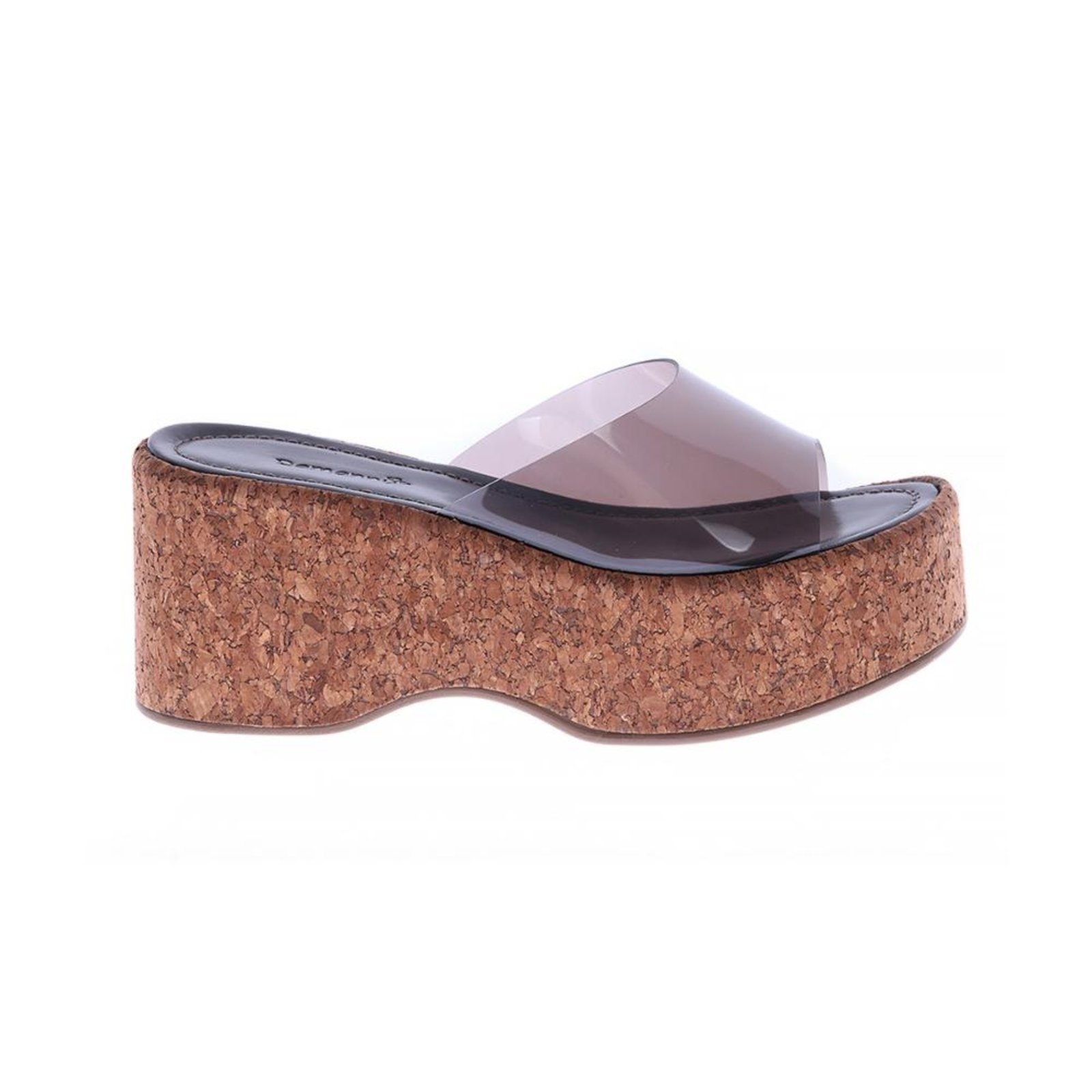 Imagem principal Emma - Tamanco Plataforma Feminino Vinil Solado Cortiça Damannu Shoes marrom