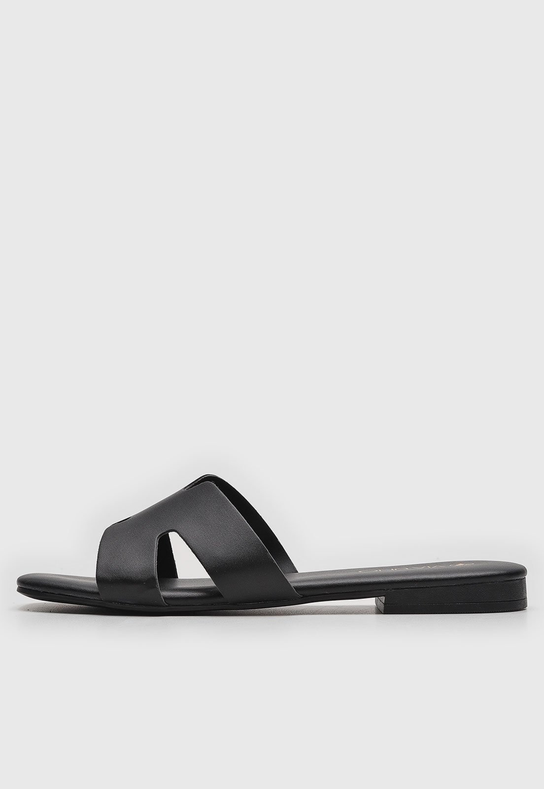 Imagem principal Rasteirinha Via Uno Lisa Preta VIA UNO preto