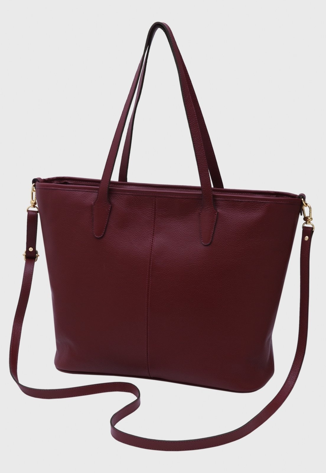 Imagem principal Bolsa Transversal Couro Mariart Papaya Rubi Mariart bordô