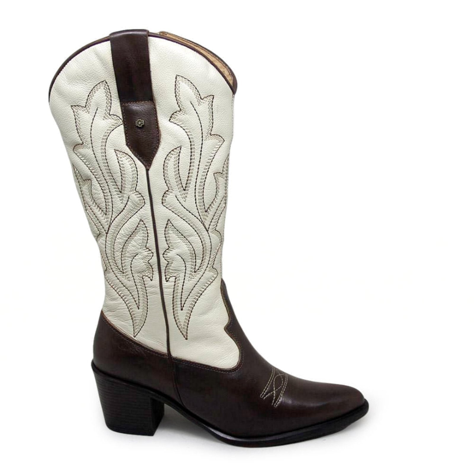 Imagem principal Bota New Western Couro Terracota Cristal - NWE013 Perlatto marrom