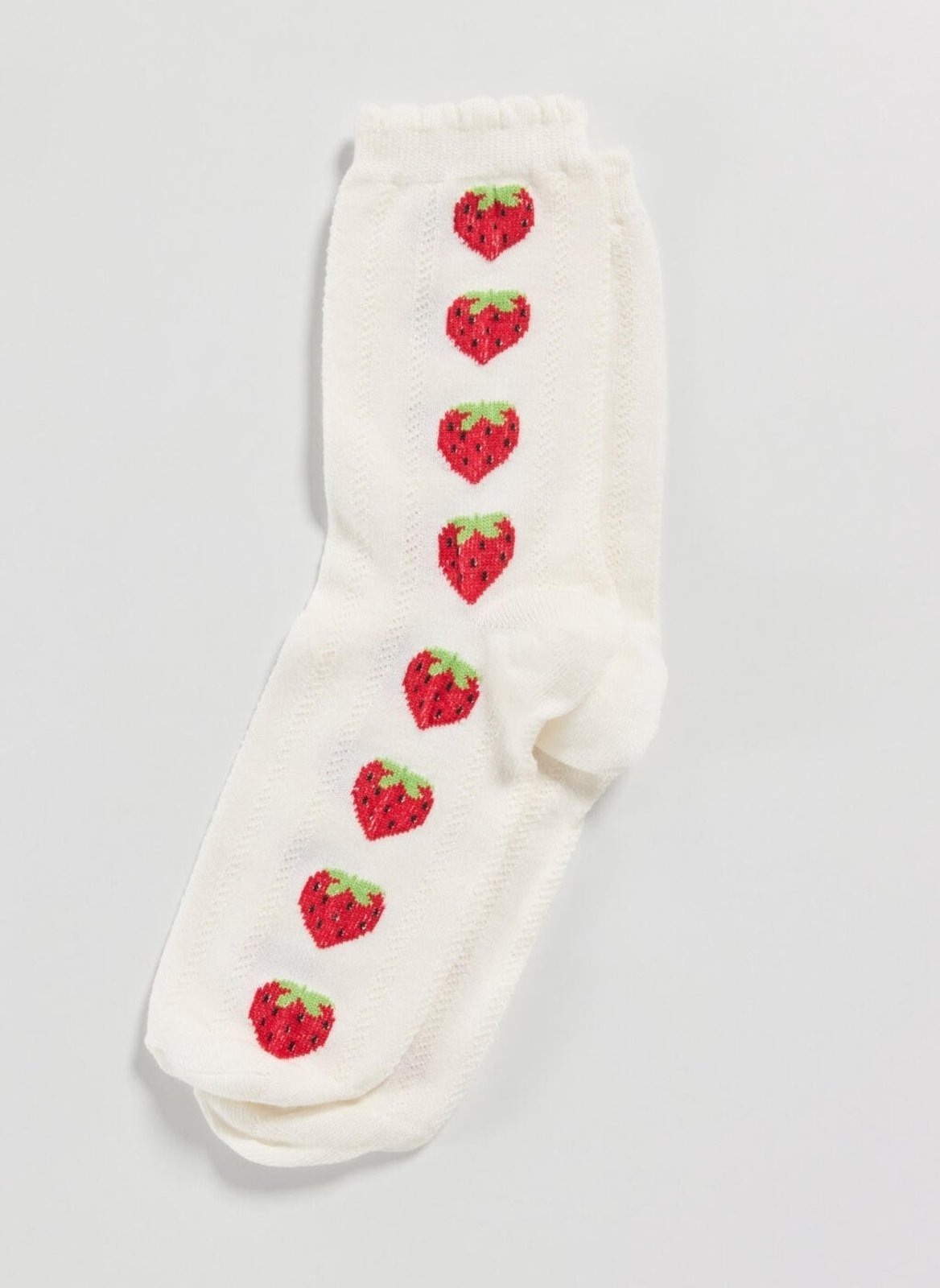 Imagem principal Meia Off Moranguinhos Youcom white