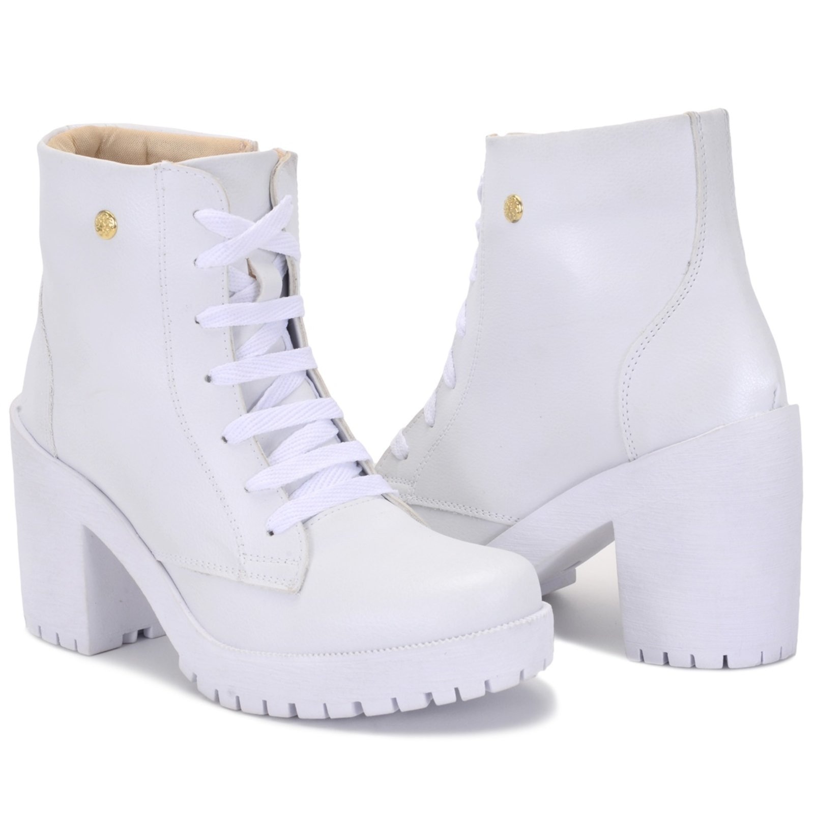 Imagem principal Bota Feminina Luxo Casual GA 2024 Footworks branco/preto