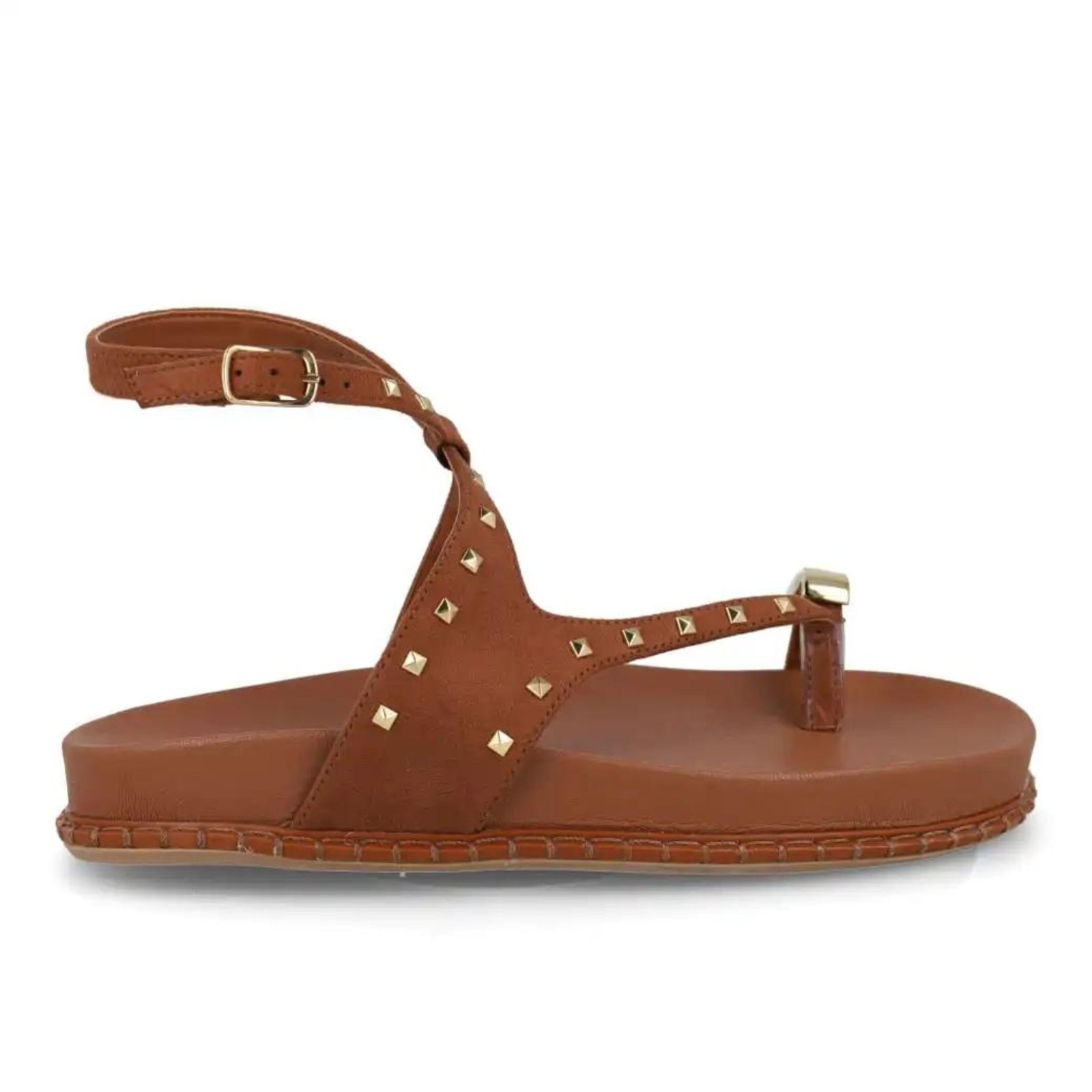 Imagem principal Sandália Via Marte Camurça Feminina VIA MARTE marrom