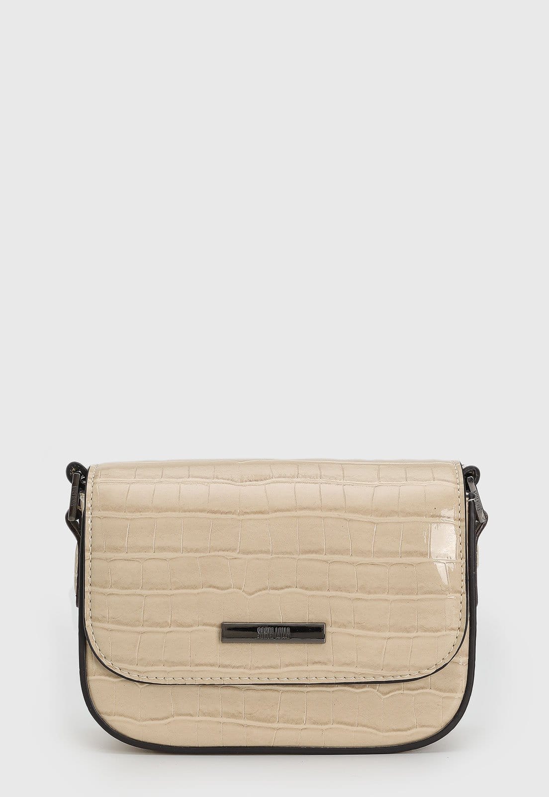 Bolsa Feminina Santa Lolla Croco Alça Ajustável