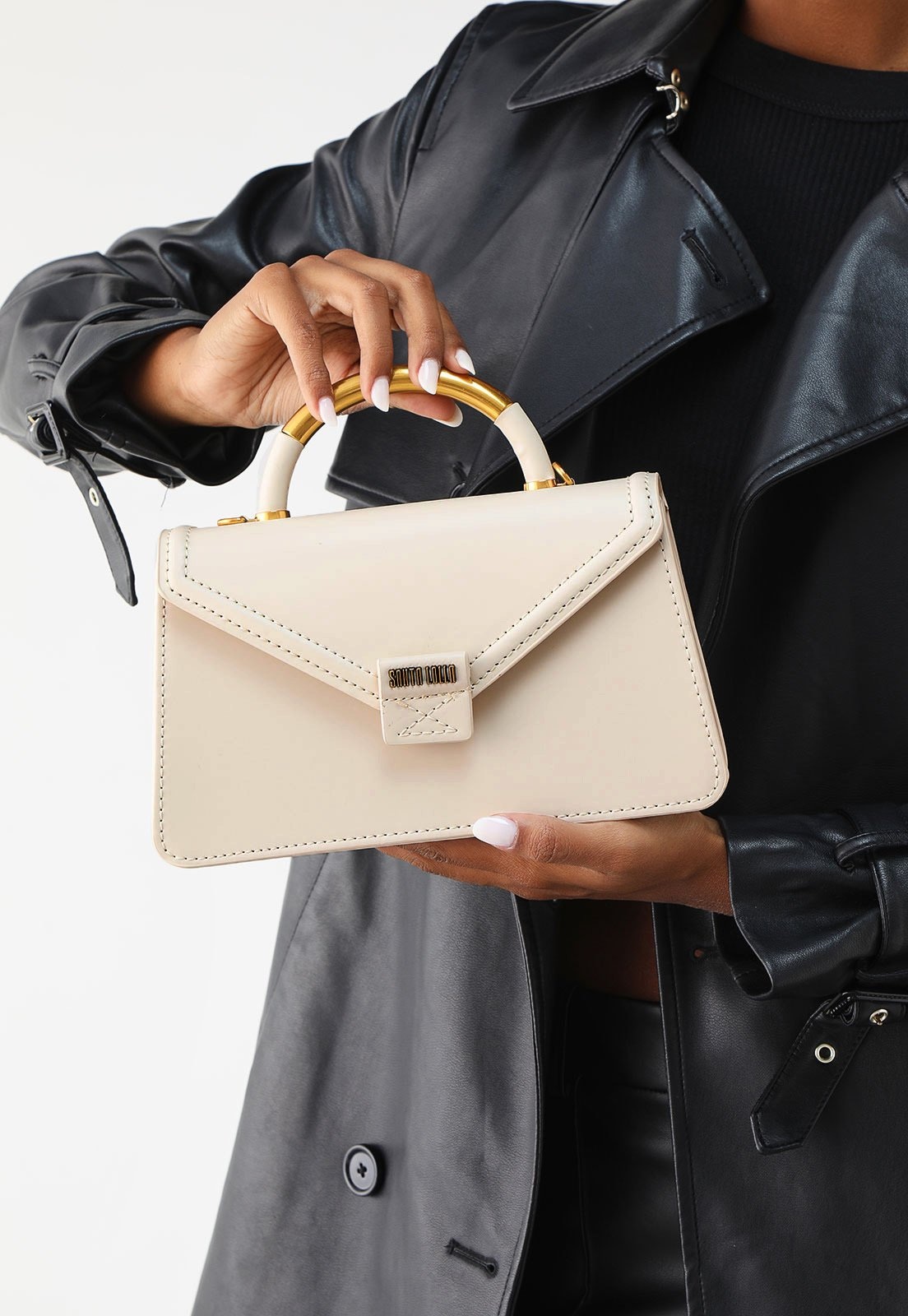 Imagem principal Bolsa Tiracolo Santa Lolla Alça Dupla Off-White Santa Lolla off-white white