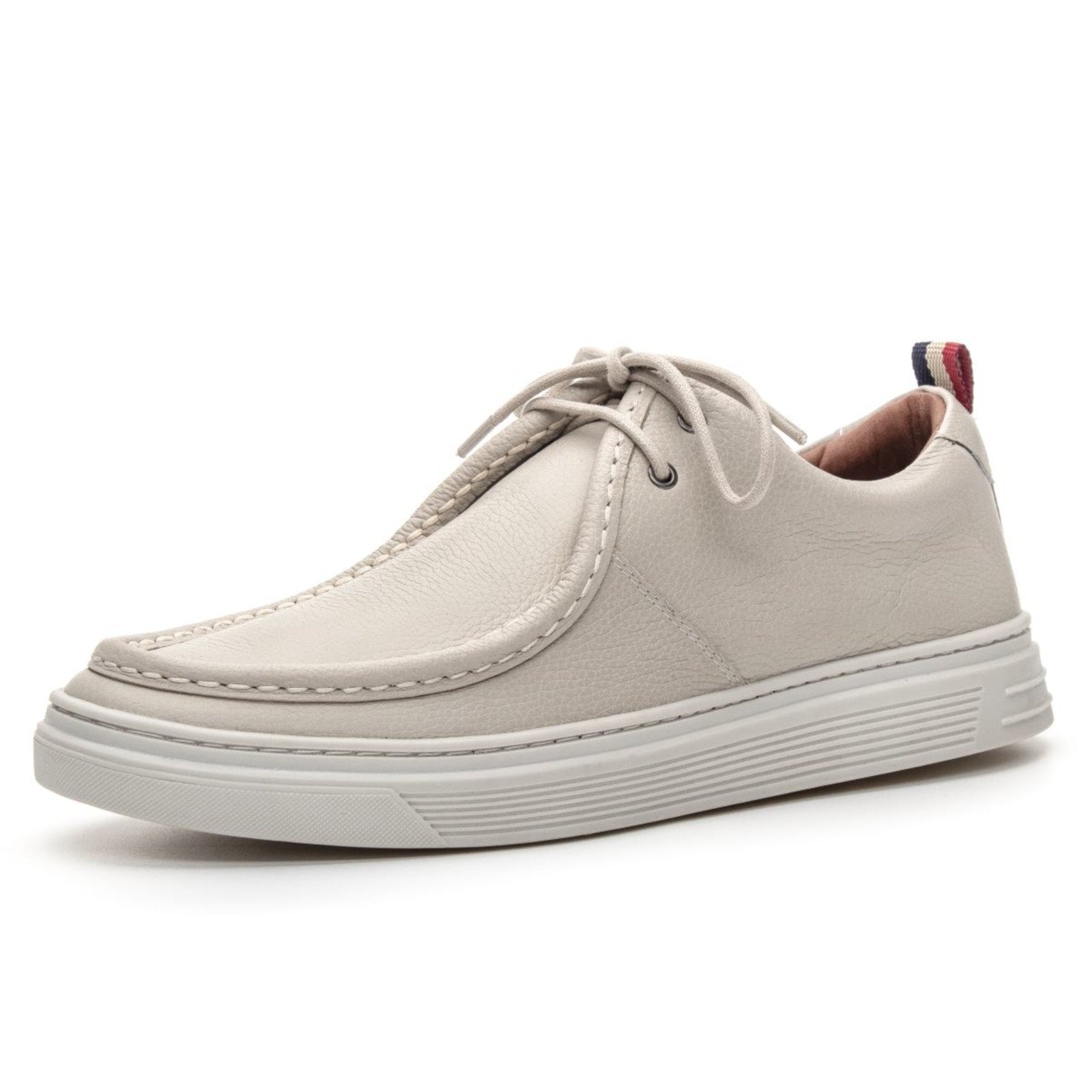 Imagem principal Mocassim Masculino Cacareco Fermi Gelo em Couro Coronello off-white