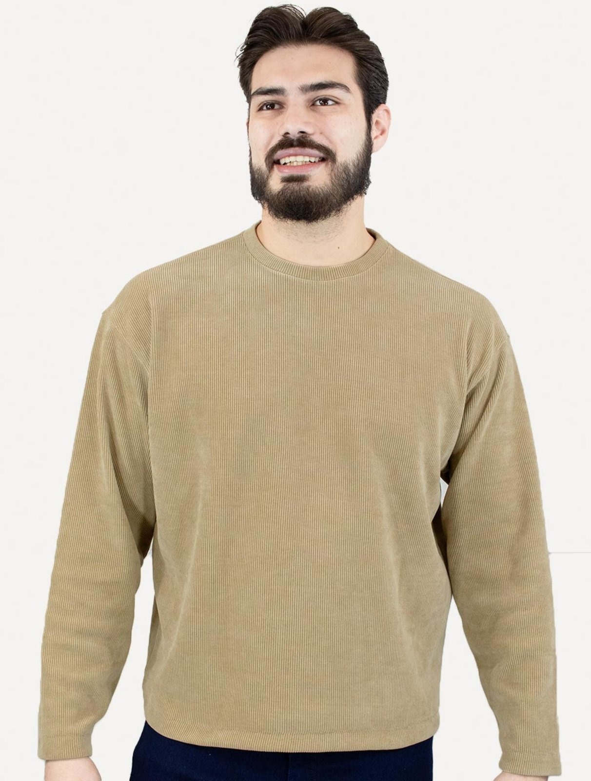 Imagem principal Moletom Osklen Masculino Denver Canelado Osklen cáqui